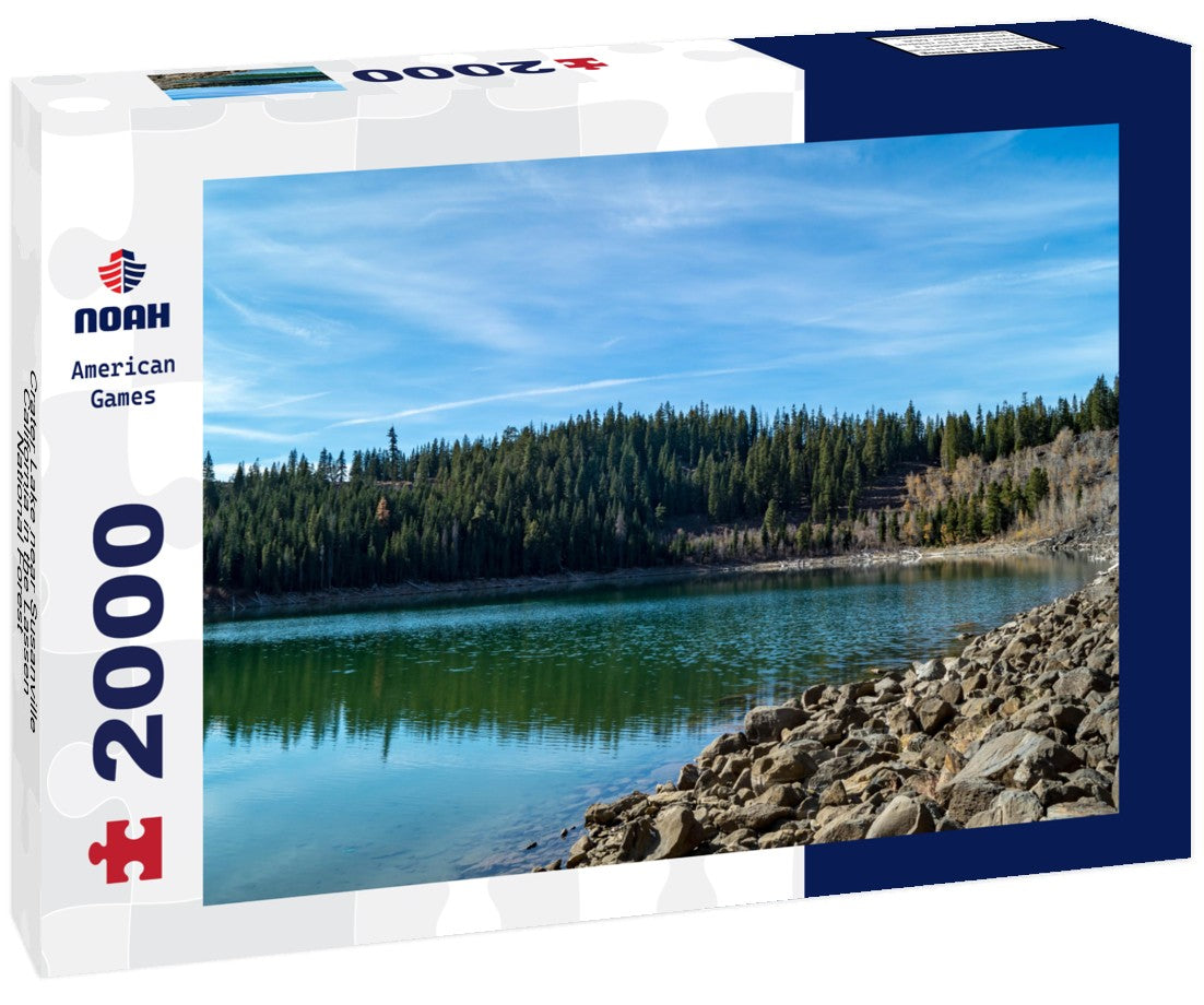 Crater Lake near Susanville, California in the Lassen National Forest 2000pc Puzzle