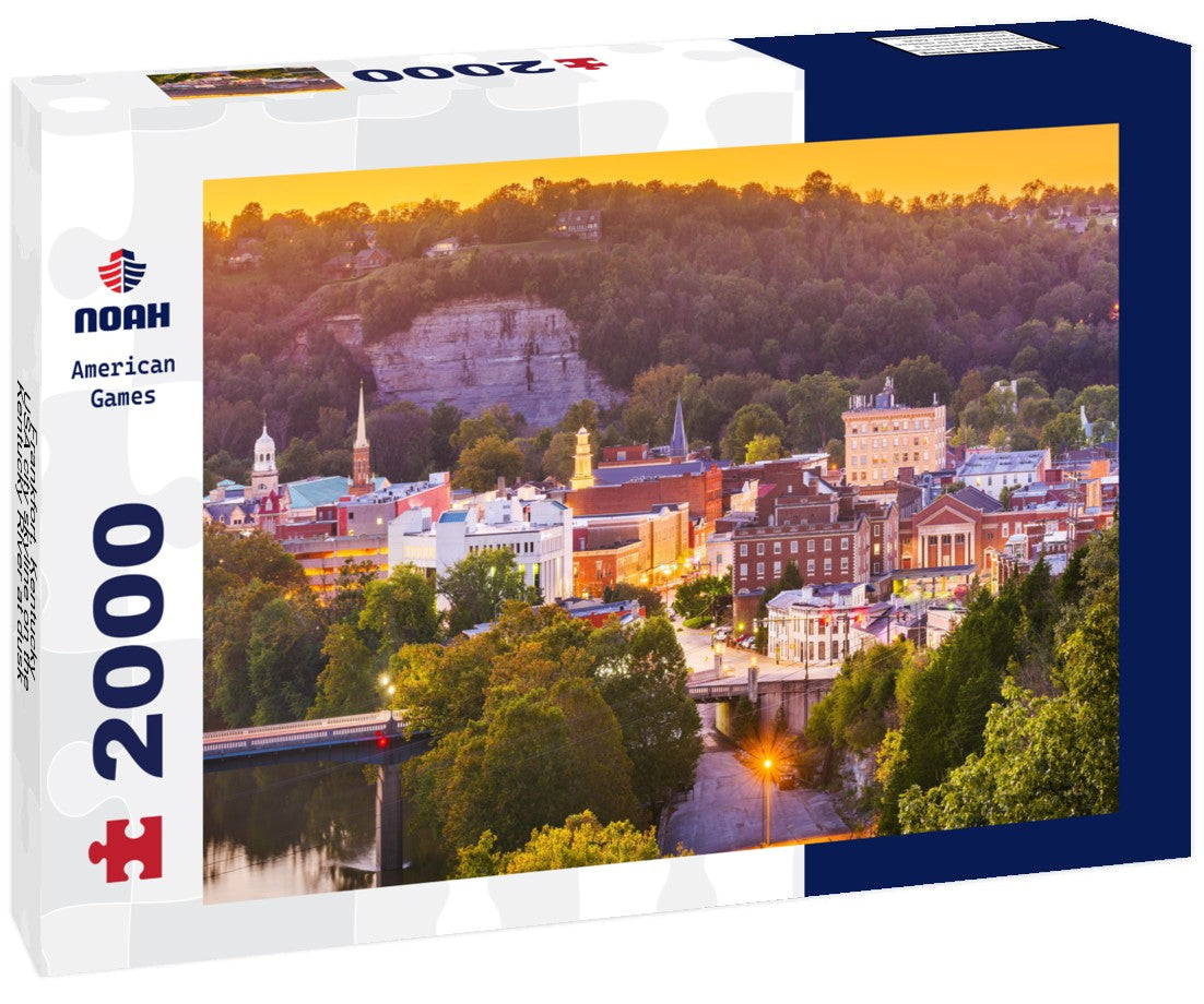 Noah Jigsaw Puzzle Frankfort, Kentucky, USA city skyline on the Kentucky River at dusk 2000 pieces