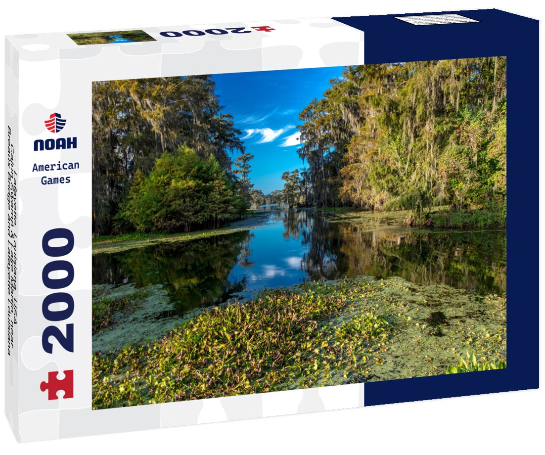 Noah Jigsaw Puzzle Lafayette, Louisiana, USA - Cajun Swamp & Lake Martin, near Breaux Bridge and Lafayette Louisiana 2000 pieces