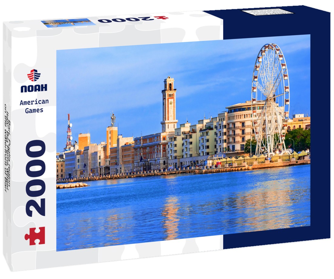 Bari, Puglia region, Italy: Big Ferris wheel on the waterfront of Bari 2000pc Puzzle