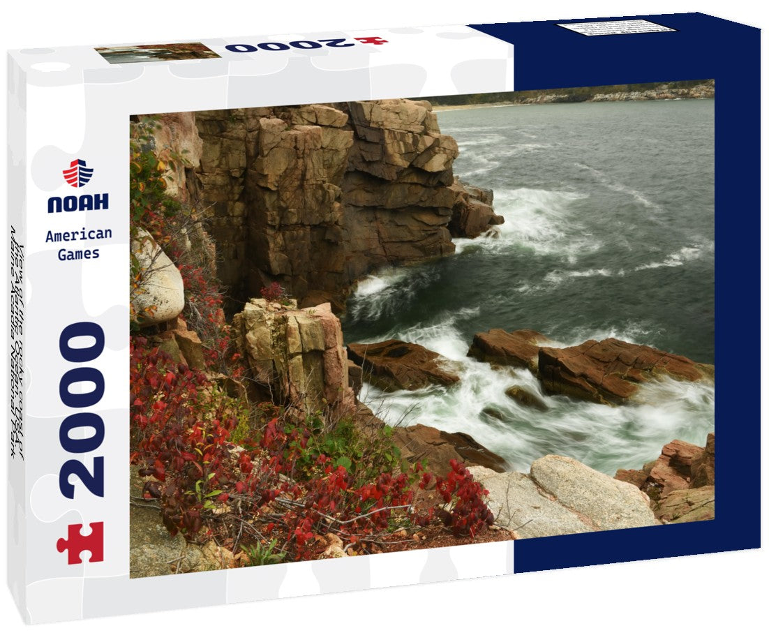 Noah Jigsaw Puzzle View of the rocky coast of the Atlantic Ocean. USA. Maine Acadia National Park 2000 pieces