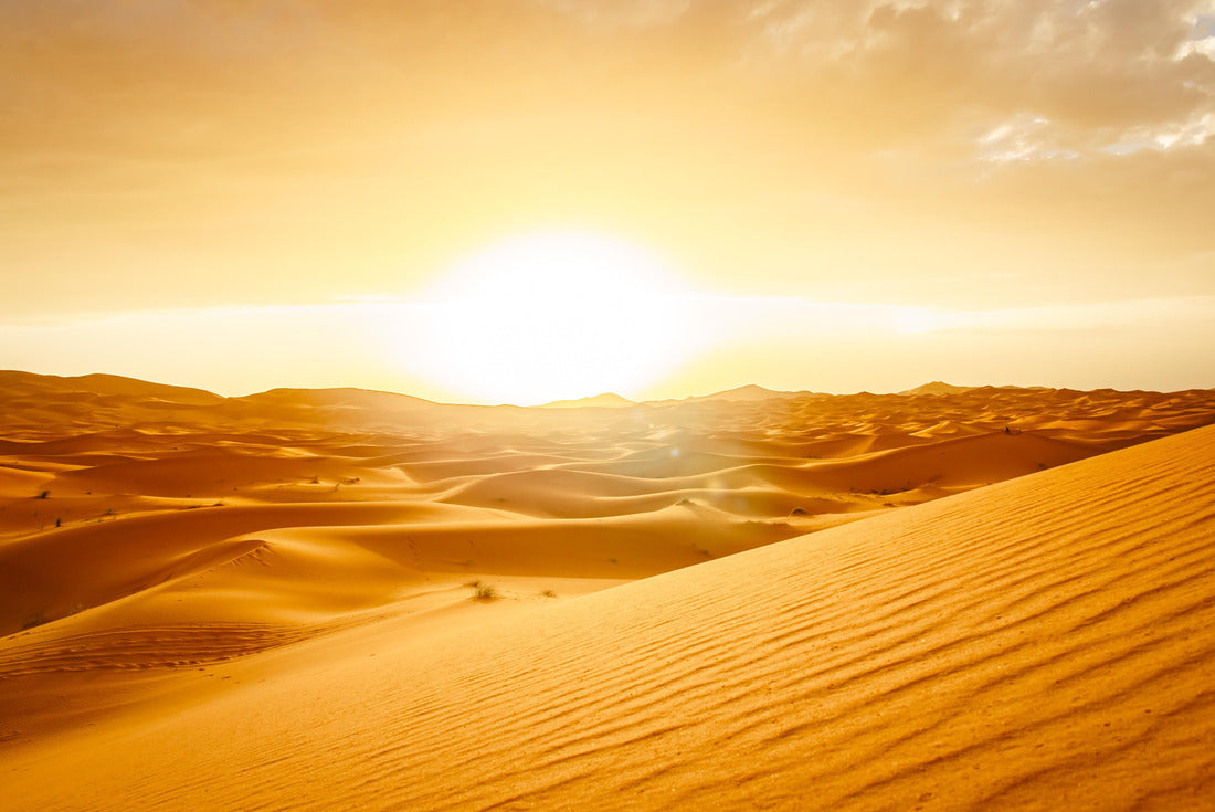 sunrise sahara desert dunes morocco merzouga 2000pc Puzzle