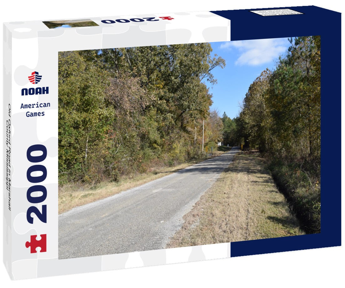 Old Oxford Road in Marshall County Mississippi 2000pc Puzzle