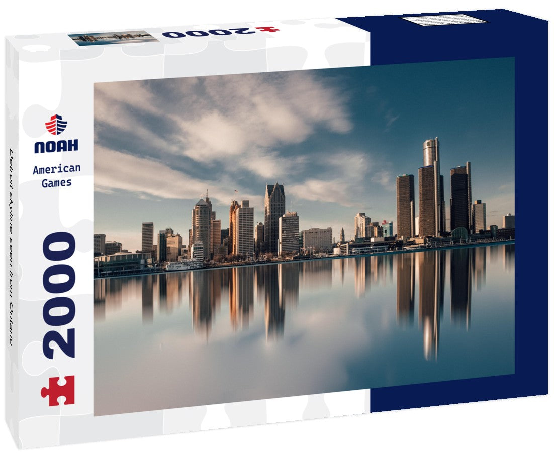 Detroit skyline seen from Ontario 2000pc Puzzle