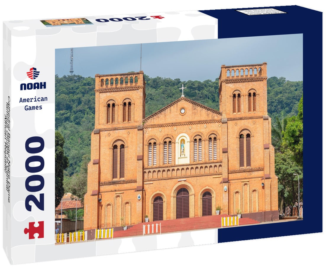 Noah Jigsaw Puzzle Cathedral Bangui Notre Dame, famous church in Central African Republic 2000 pieces