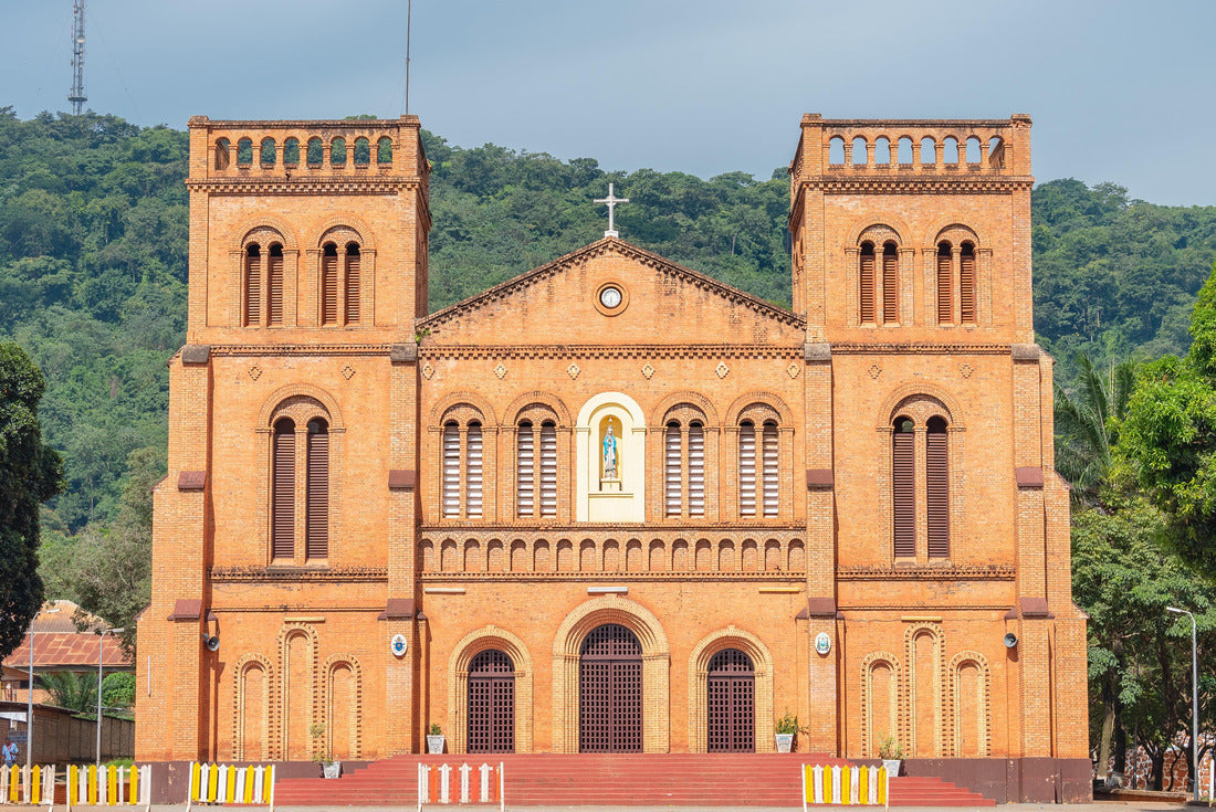 Noah Jigsaw Puzzle Cathedral Bangui Notre Dame, famous church in Central African Republic 2000 pieces