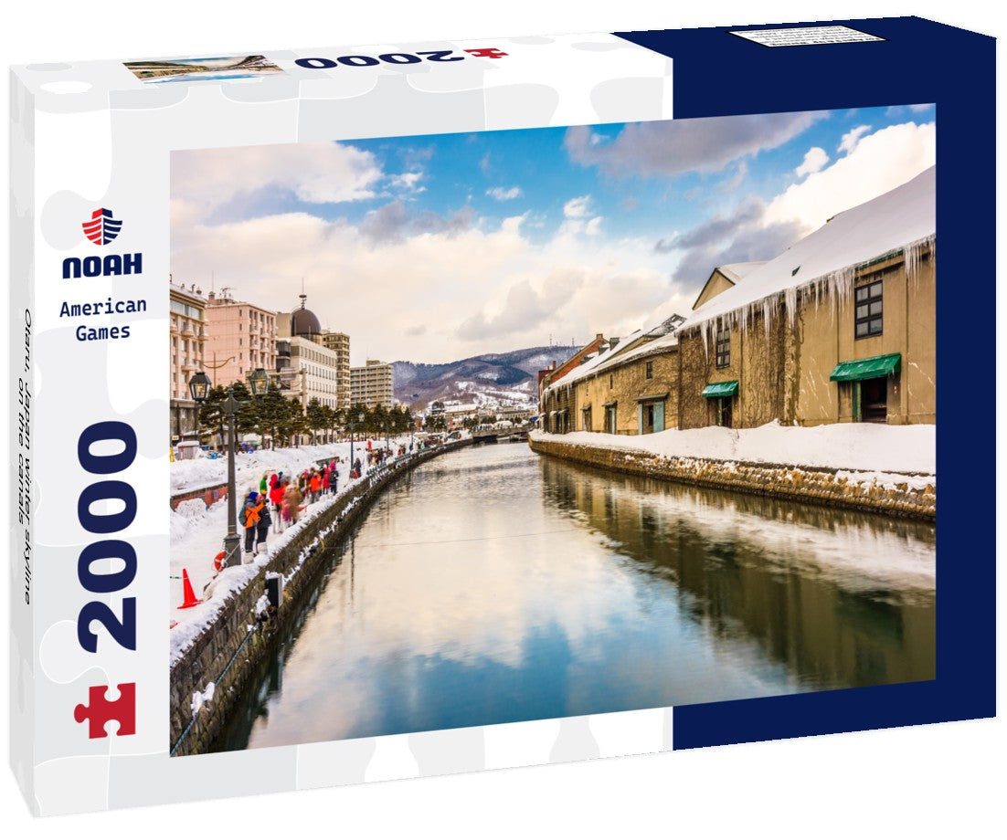 Otaru, Japan winter skyline on the canals 2000pc Puzzle