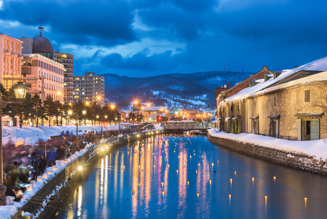 Otaru, Japan winter skyline on the canals at dusk 2000pc Puzzle