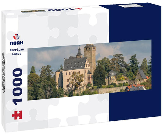 the old town and castle of Kronberg im Taunus, Germany 1000pc Panoramic Puzzle