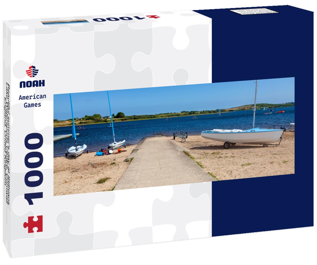 Noah Jigsaw Puzzle Beautiful summer's day at Stithians Lake Watersports Centre, Cornwall, England, United Kingdom panorama 1000 pieces