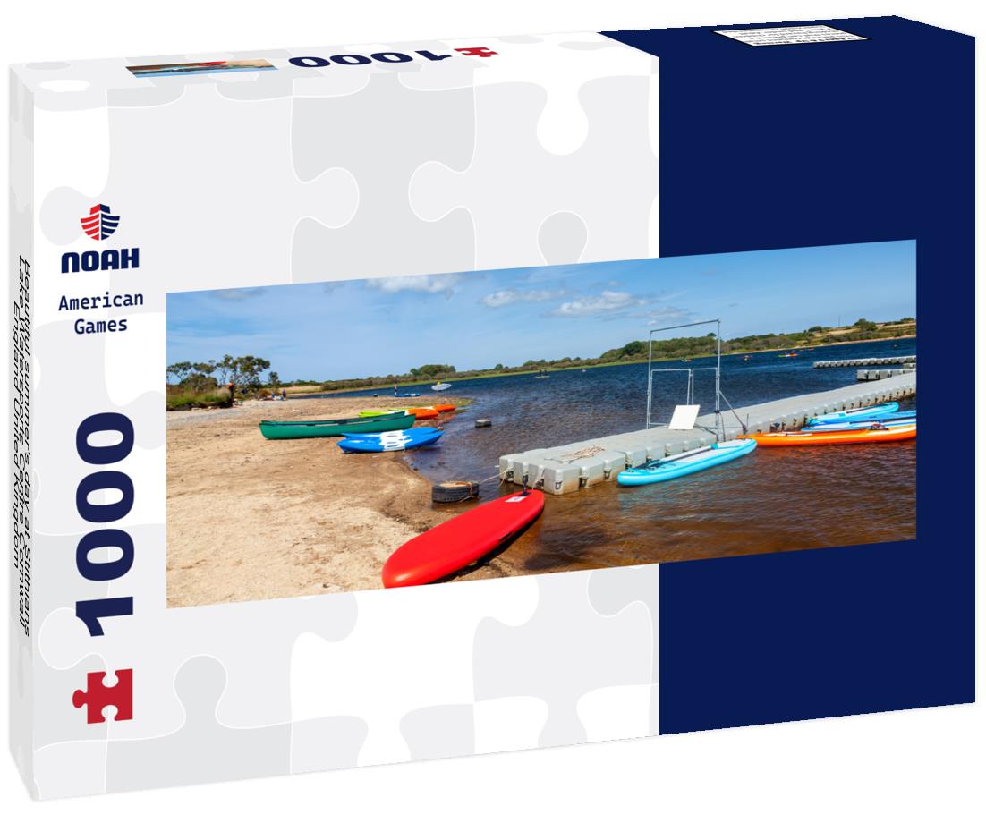Noah Jigsaw Puzzle Beautiful summer's day at Stithians Lake Watersports Centre Cornwall England United Kingdom panorama 1000 pieces