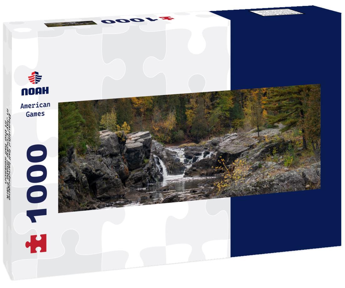 Noah Jigsaw Puzzle Beautiful fall landscape in Jay Cooke State Park in the fall season panorama 1000 pieces