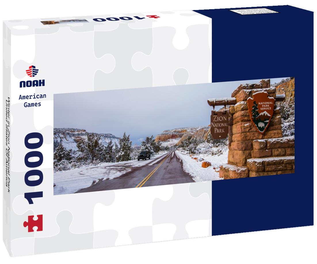 Noah Jigsaw Puzzle Winter in Zion National Park, United States Of America panorama 1000 pieces