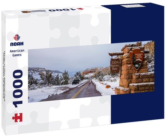 Noah Jigsaw Puzzle Winter in Zion National Park, United States Of America panorama 1000 pieces