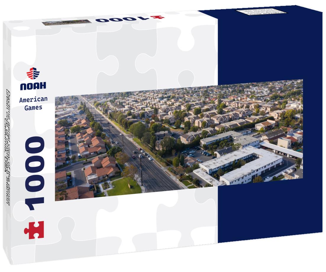 Noah Jigsaw Puzzle Daytime aerial view of the dense urban core of downtown Stanton, California, USA panorama 1000 pieces