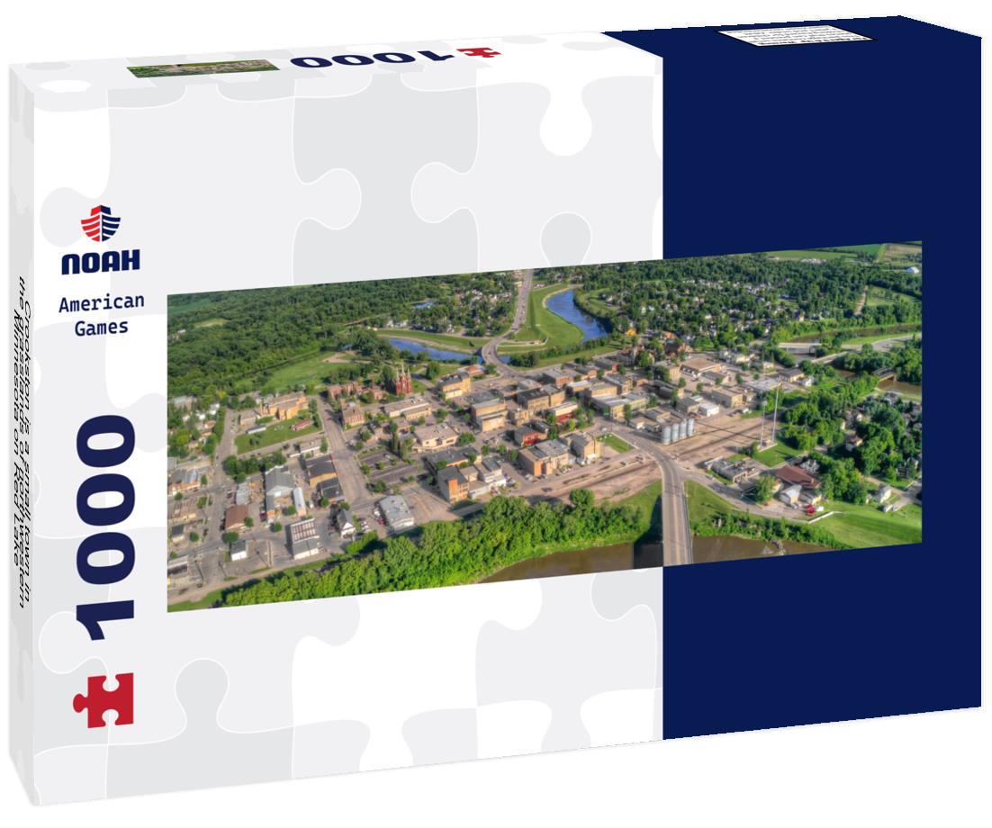 Noah Jigsaw Puzzle Crookston is a small town in the grasslands of northwestern Minnesota on Red Lake panorama 1000 pieces