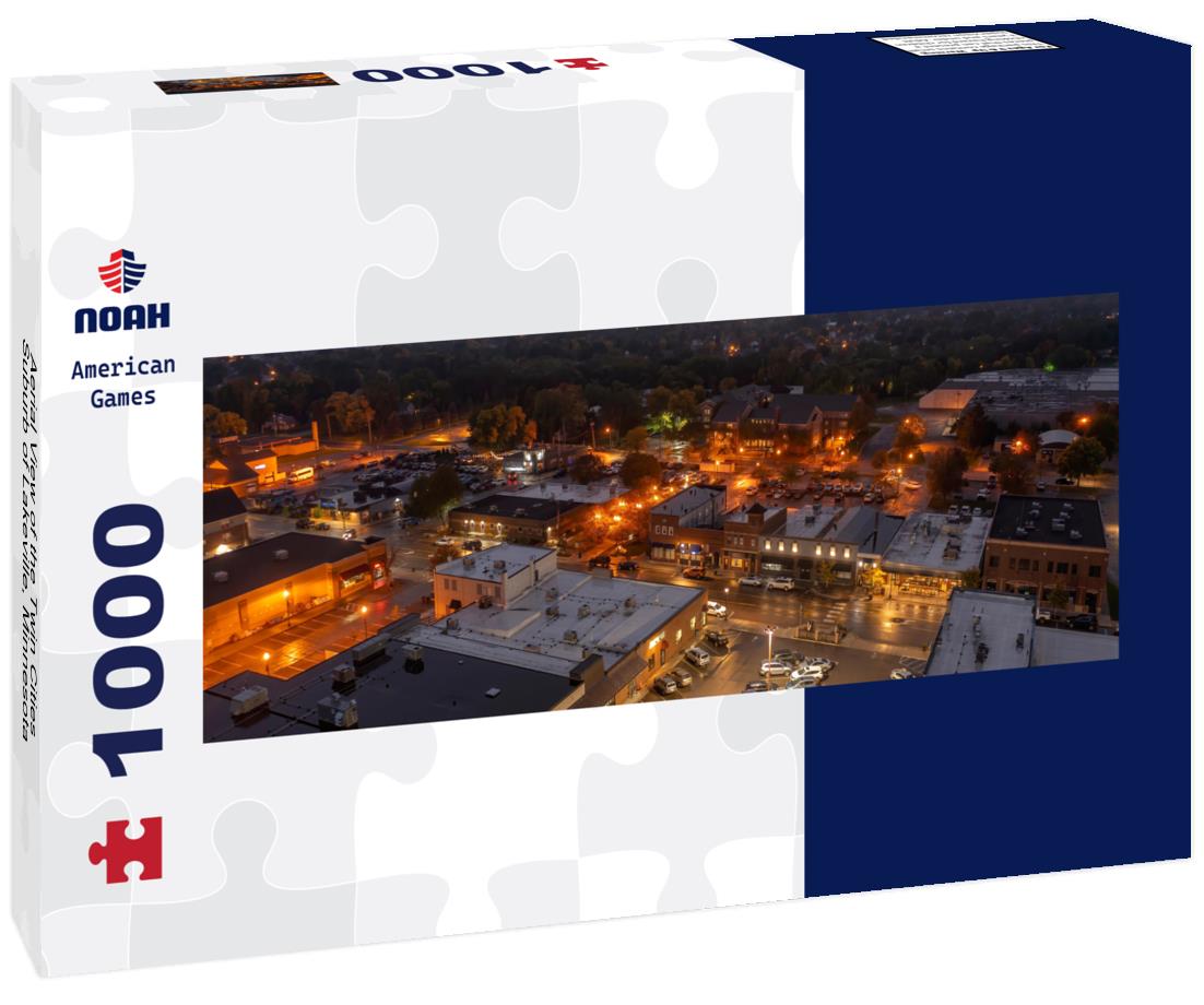 Noah Jigsaw Puzzle Aerial View of the Twin Cities Suburb of Lakeville, Minnesota panorama 1000 pieces