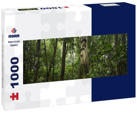 Noah Jigsaw Puzzle Green landscape of tropical Uganda panorama 1000 pieces