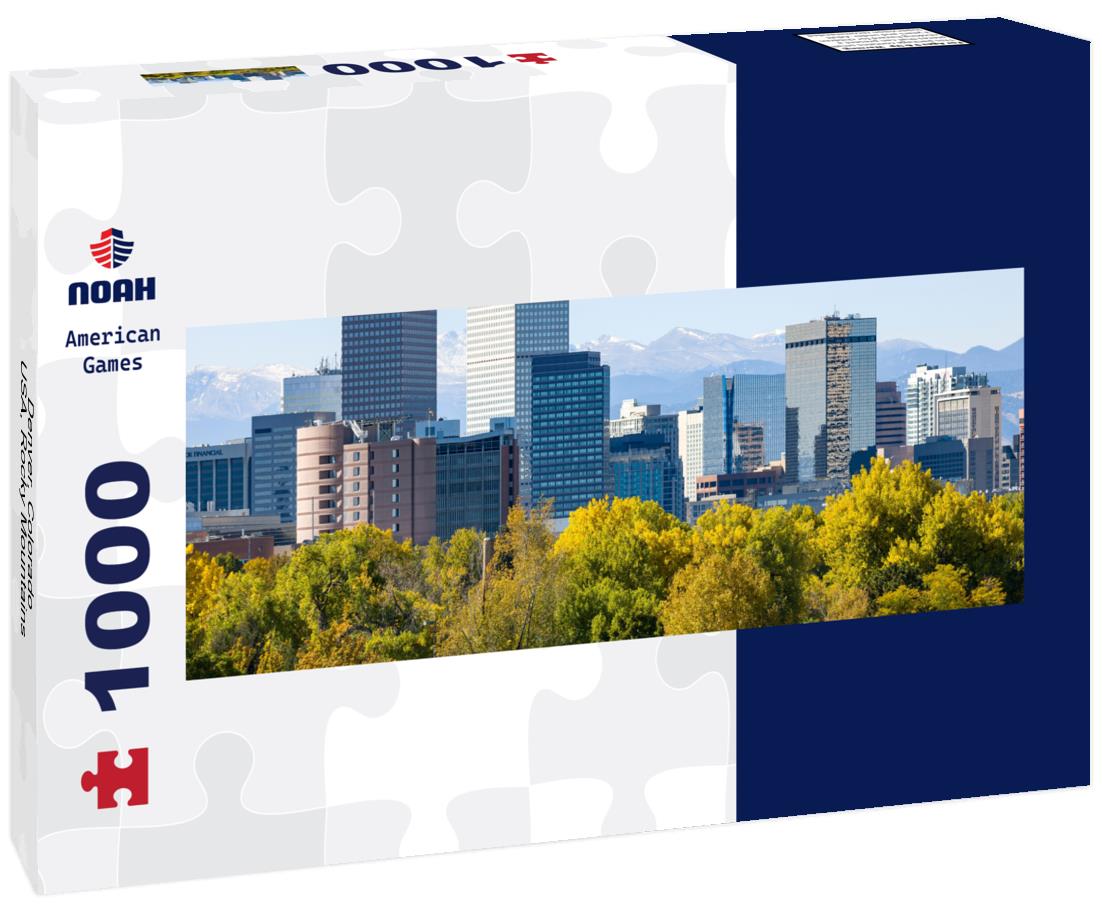 Noah Jigsaw Puzzle Denver, Colorado, USA, Rocky Mountains panorama 1000 pieces