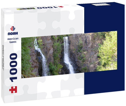 Noah Jigsaw Puzzle Stalpet waterfall in southern Sweden panorama 1000 pieces