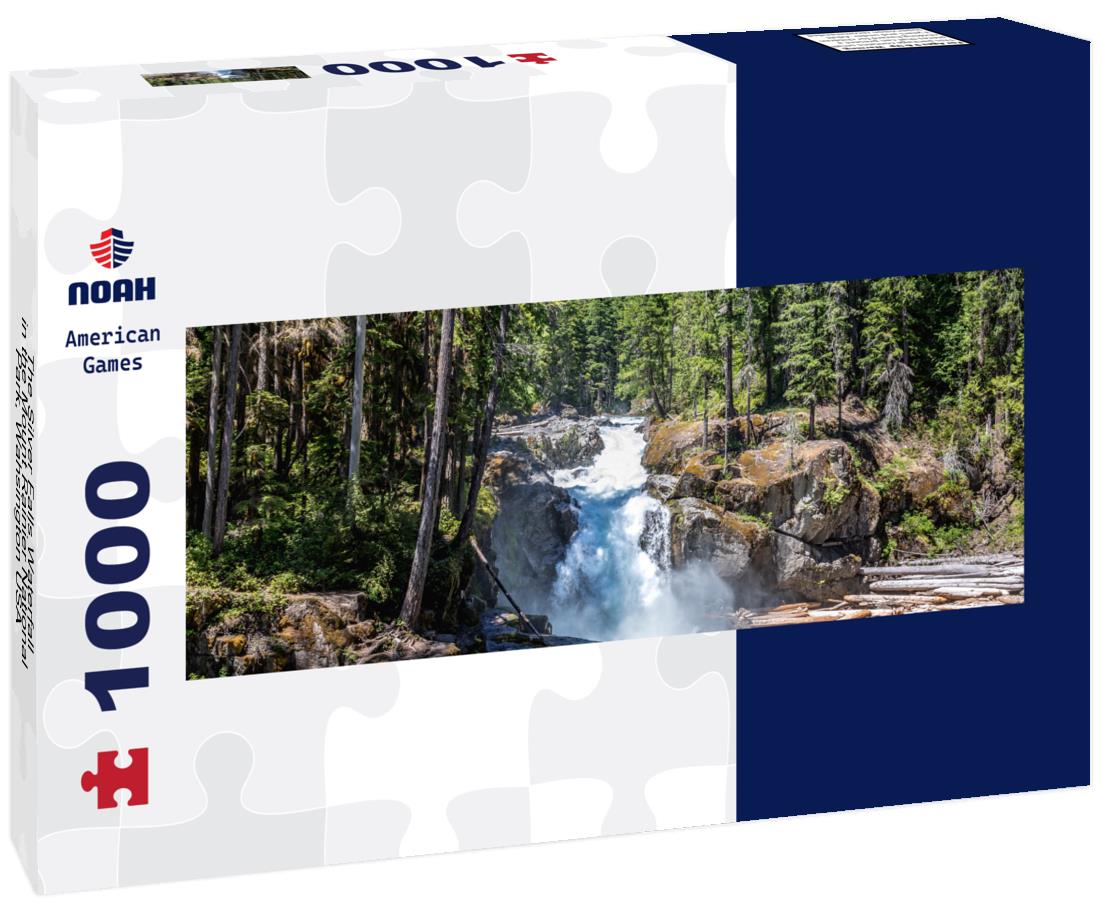 Noah Jigsaw Puzzle The Silver Falls Waterfall in the Mount Rainier National Park, Wahsington USA panorama 1000 pieces