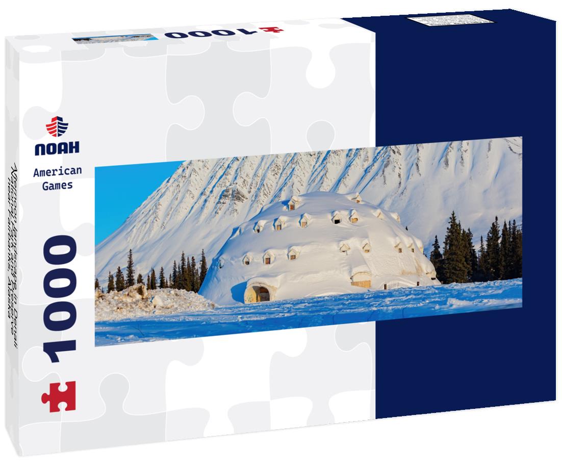 Noah Jigsaw Puzzle Afternoon landscape in Denali National Park and Preserve near Fairbanks, Alaska panorama 1000 pieces