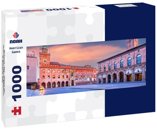 Noah Jigsaw Puzzle Bologna, Italy. Piazza del Nettuno and Piazza Maggiore in Bologna, Italy panorama 1000 pieces