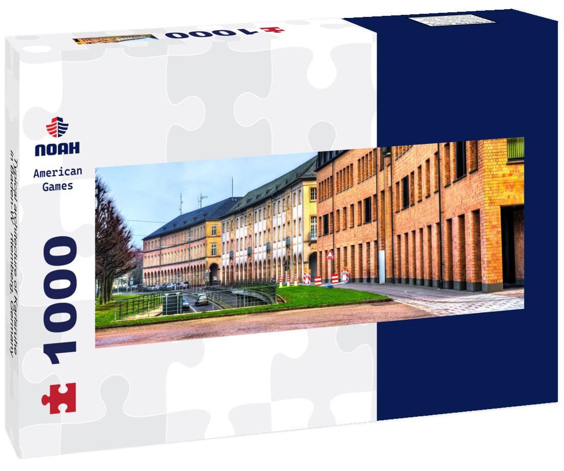 Noah Jigsaw Puzzle Typical architecture of Karlsruhe in Baden-Württemberg, Germany panorama 1000 pieces