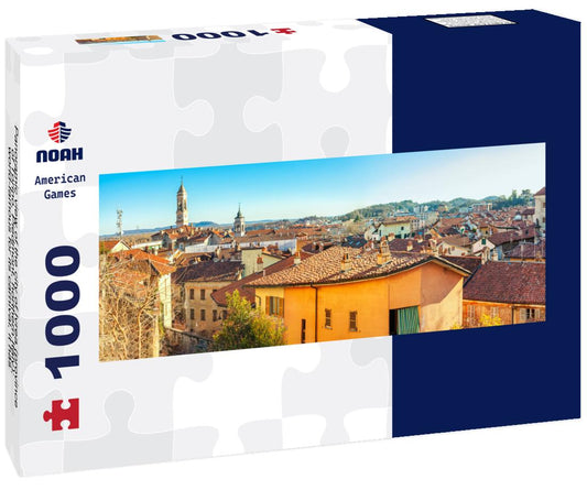 Noah Jigsaw Puzzle Panoramic view of the city of Ivrea (province of Torino, Piedmont, northern Italy); world-famous for its carnival, it has been a UNESCO site since 2018 panorama 1000 pieces