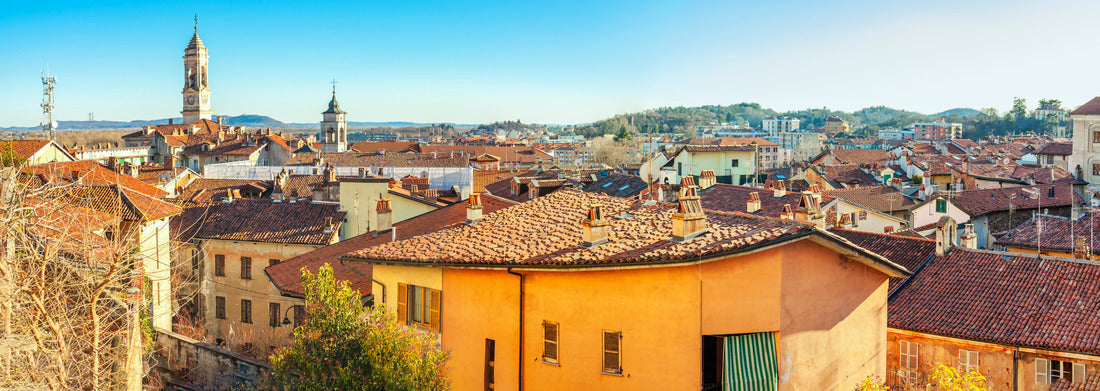 Noah Jigsaw Puzzle Panoramic view of the city of Ivrea (province of Torino, Piedmont, northern Italy); world-famous for its carnival, it has been a UNESCO site since 2018 panorama 1000 pieces