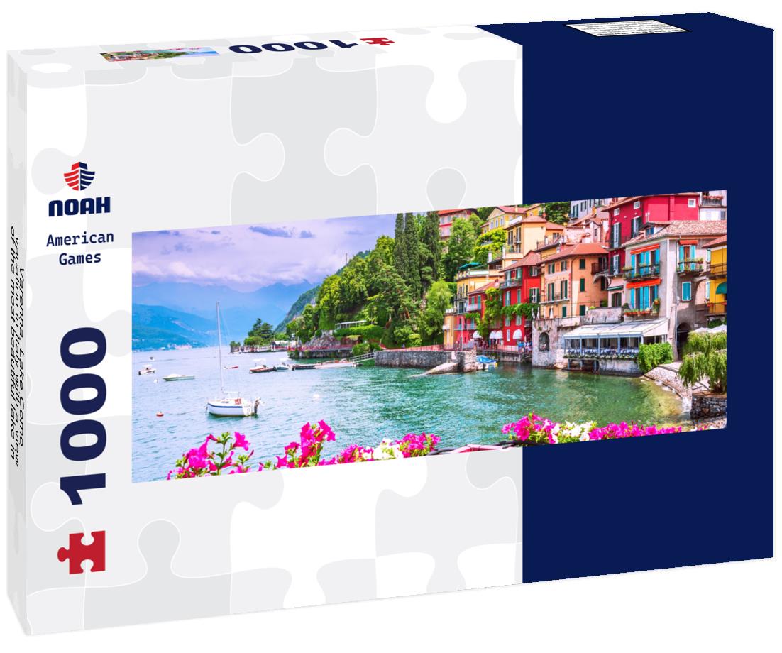 Noah Jigsaw Puzzle Varenna, Lake Como - vacation in Italy with a view of the most beautiful lake in Italy, Lago di Como, Lombardy panorama 1000 pieces