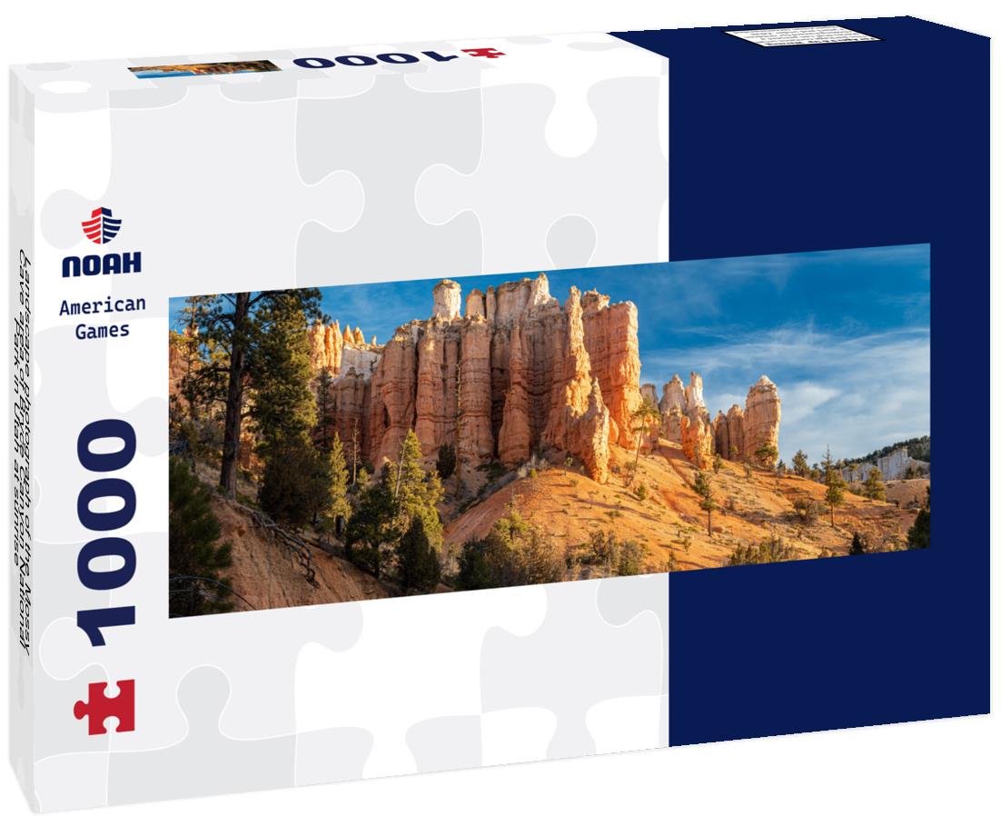 Noah Jigsaw Puzzle Landscape photograph of the Mossy Cave area of Bryce Canyon National Park in Utah at sunrise panorama 1000 pieces