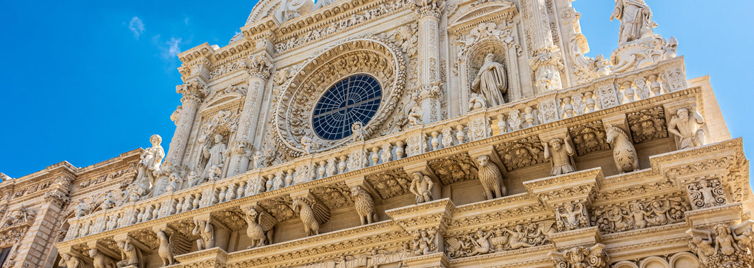 Noah Jigsaw Puzzle Beautiful baroque façade of the Church of Santa Croce, Lecce, Puglia, Italy panorama 1000 pieces