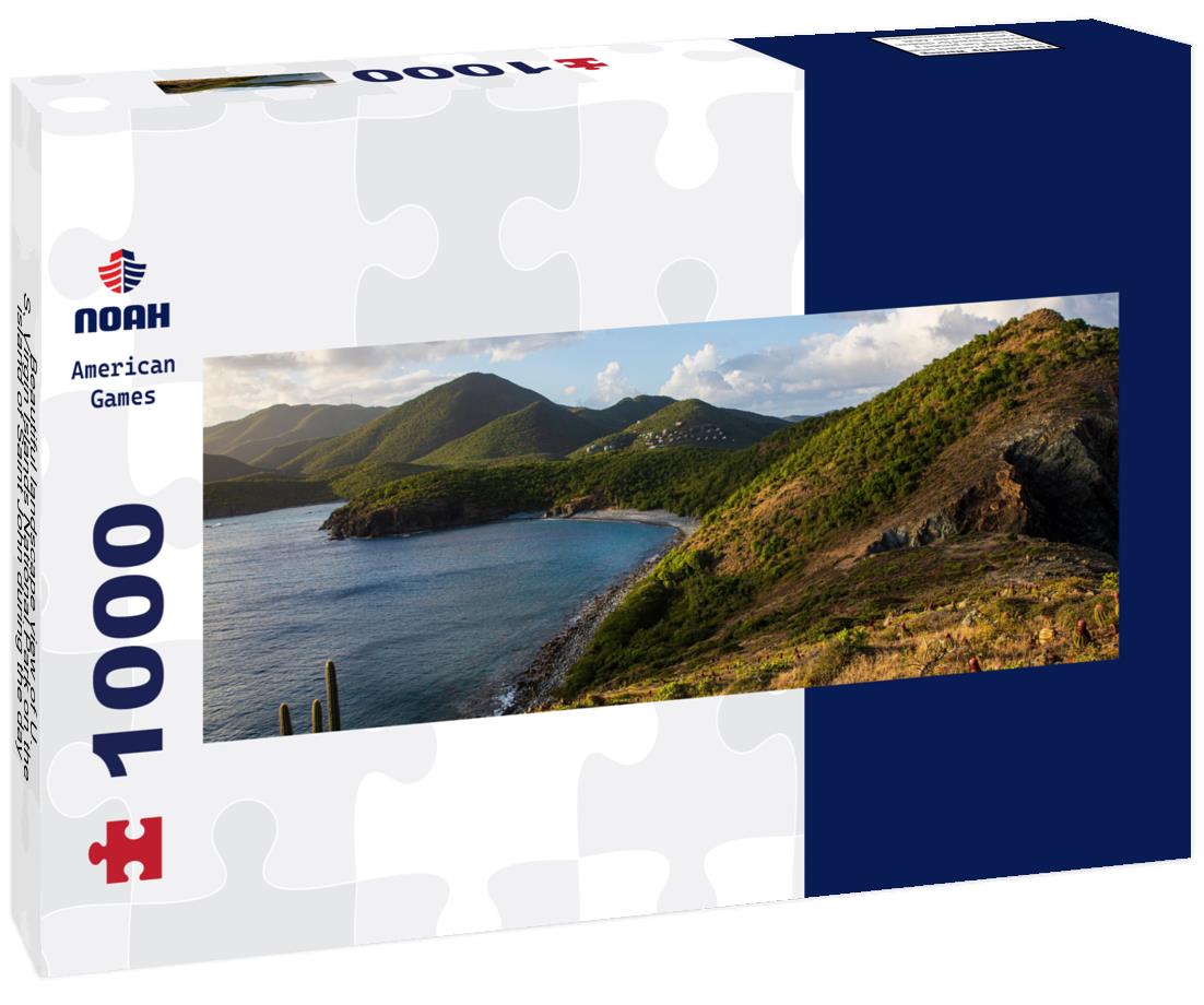 Noah Jigsaw Puzzle Beautiful landscape view of U.S. Virgin Islands National Park on the island of Saint John during the day panorama 1000 pieces