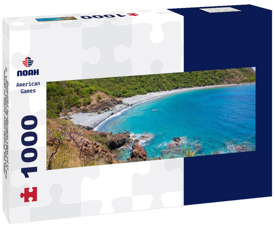 Noah Jigsaw Puzzle Beautiful landscape view of U.S. Virgin Islands National Park on the island of Saint John during the day panorama 1000 pieces
