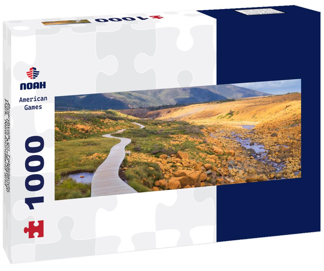 Noah Jigsaw Puzzle Boardwalk on Tablelands Trail, Gros Morne National Park, Newfoundland and Labrador, Canada panorama 1000 pieces