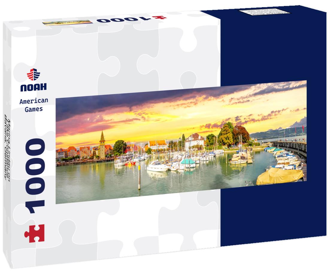 Noah Jigsaw Puzzle Marina Lindau on Lake Constance, Bavaria, Germany panorama 1000 pieces