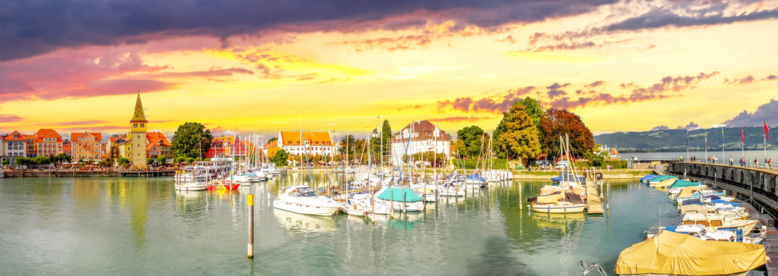 Noah Jigsaw Puzzle Marina Lindau on Lake Constance, Bavaria, Germany panorama 1000 pieces