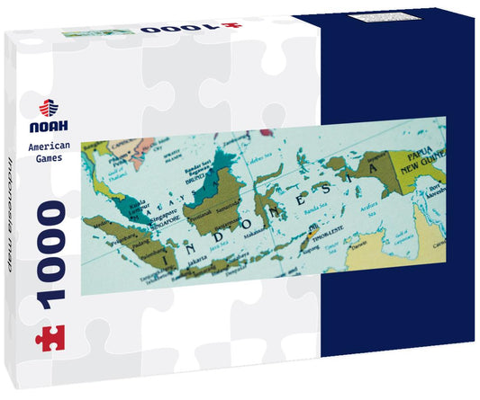 Noah Jigsaw Puzzle Indonesia map panorama 1000 pieces