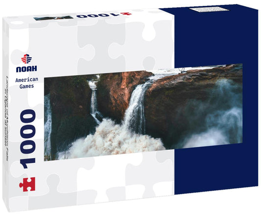 Noah Jigsaw Puzzle Landscape of Murchison Falls in Uganda at sunset panorama 1000 pieces