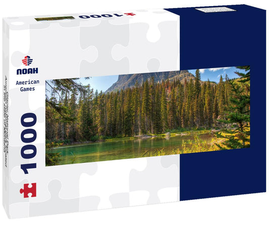 Noah Jigsaw Puzzle Glacier National Park. American national park located in the state of Montana panorama 1000 pieces