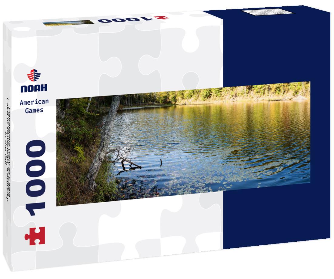 Noah Jigsaw Puzzle Panoramic view of Eagle Lake in Morehead, Kentucky in the fall panorama 1000 pieces