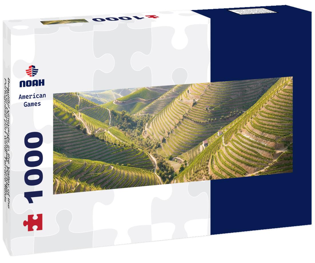 Noah Jigsaw Puzzle Beautiful vineyards in the Valley of the River Douro, Portugal, Portugal. Portuguese port wine. Terrace fields panorama 1000 pieces