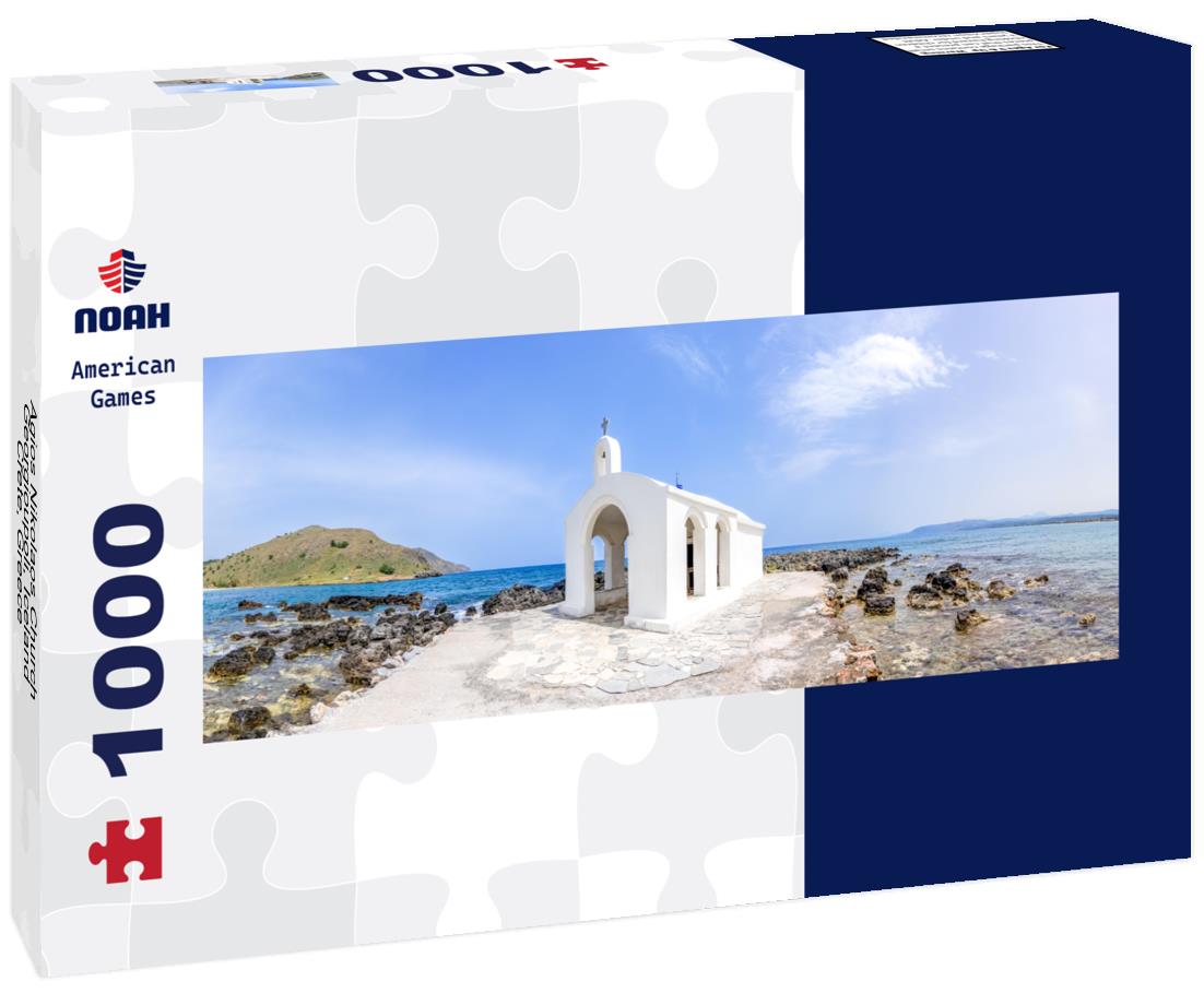 Noah Jigsaw Puzzle Agios Nikolaos Church, Georgioupoli, Iceland Crete, Greece panorama 1000 pieces