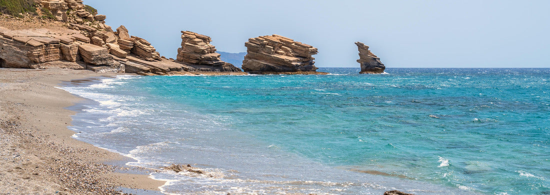 Noah Jigsaw Puzzle Triopetra Beach, Island Crete, Greece panorama 1000 pieces