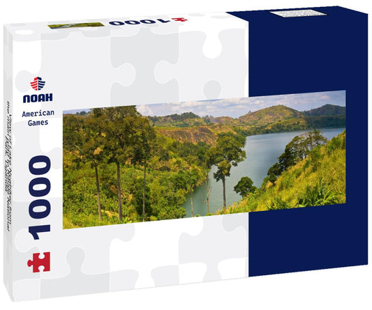 Noah Jigsaw Puzzle View of Lake Nyabiker from the main road to Kibale National Park, Uganda panorama 1000 pieces