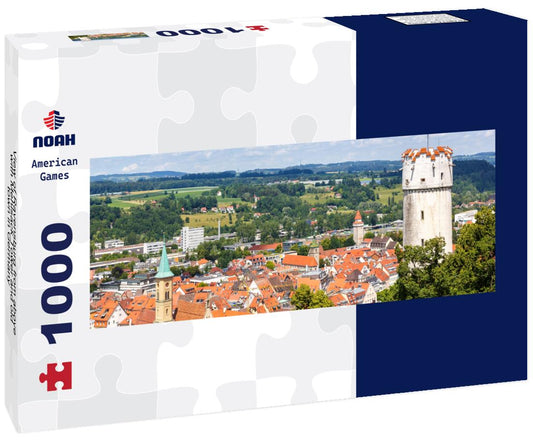 Noah Jigsaw Puzzle View of Ravensburg from above with Mehlsack Tower and old town in Germany panorama 1000 pieces