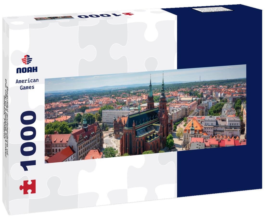 Noah Jigsaw Puzzle Beautiful architecture of the city of Legnica in Lower Silesia, Poland panorama 1000 pieces