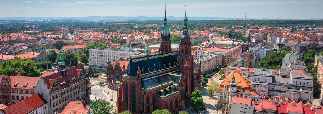 Noah Jigsaw Puzzle Beautiful architecture of the city of Legnica in Lower Silesia, Poland panorama 1000 pieces