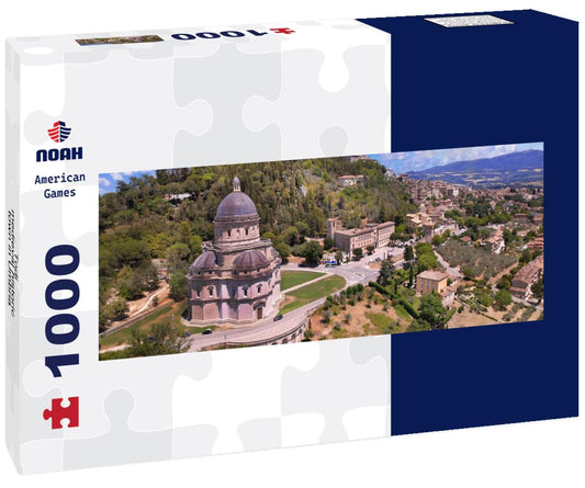 Noah Jigsaw Puzzle Todi - medieval historic town in Umbria, in the province of Perugia panorama 1000 pieces